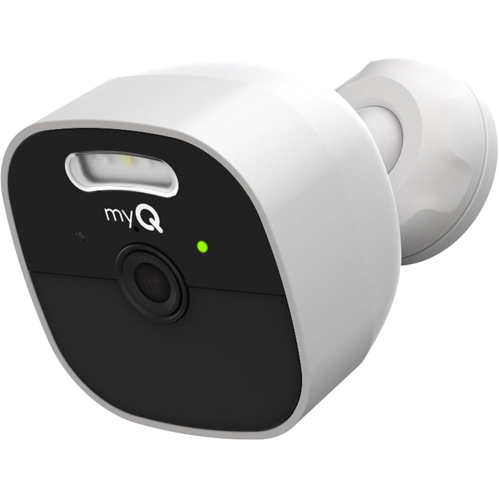 imageCHAMBERLAIN myQ Outdoor Battery Camera  2K Camera Color Night Vision Spotlight Motion Alerts Live View with TwoWay Talk Wireless WeatherResistant Outdoor WhiteOutdoor Battery Camera