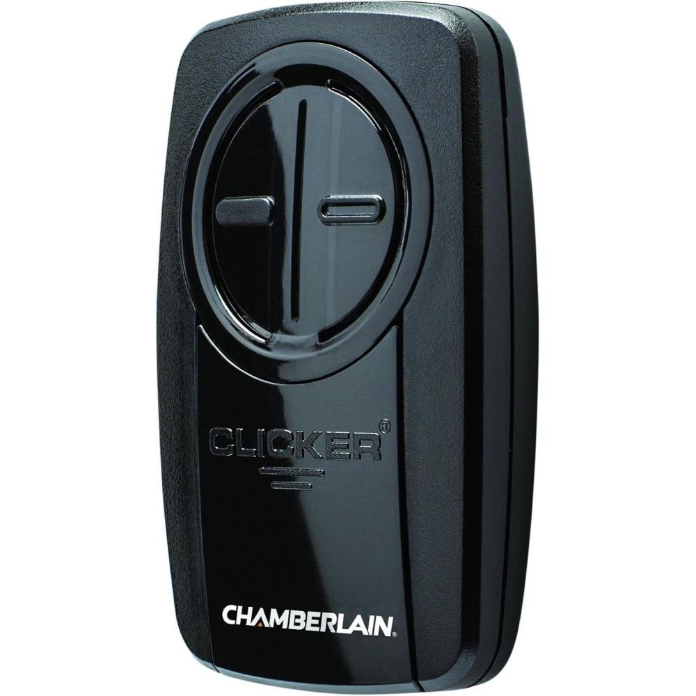 imageChamberlain KLIK5UBK2 Garage Door Opener Universal Remote Control Black  Quantity 1Opener Remote