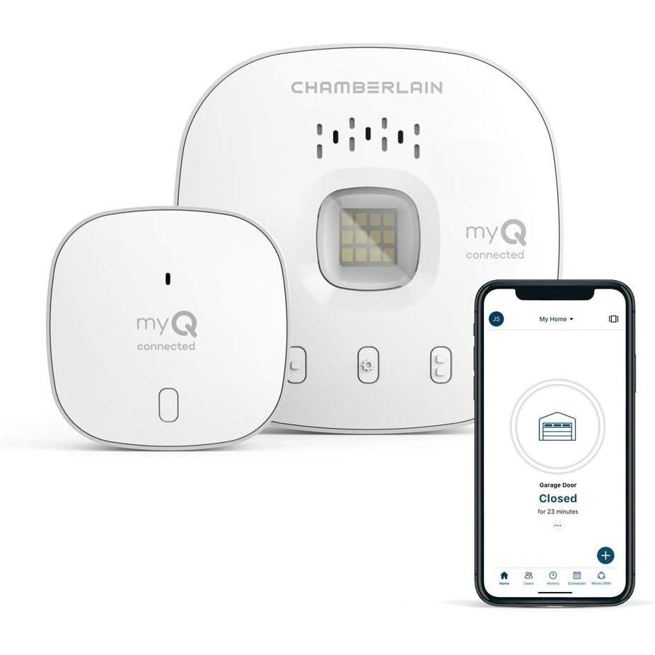 imageChamberlain MyQ Smart Garage Hub  WiFi enabled Garage Hub with Smartphone Control Model MYQG0301 Old Version BlackSmart Garage Control