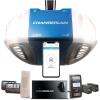 imageChamberlain Group Chamberlain B980 SmartphoneControlled UltraQuiet and Strong Belt Drive Garage Door Opener Ultimate Security Bundle with Battery Backup Blue