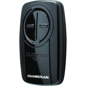 Chamberlain KLIK5U-BK2 Garage Door Opener, Universal Remote Control, Black – Quantity 1(Opener Remote)
