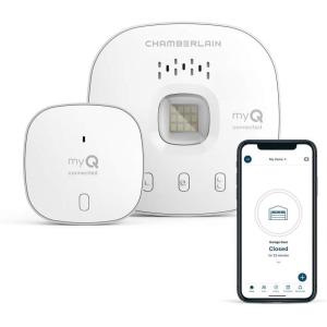 Chamberlain MyQ Smart Garage Hub – Wi-Fi enabled Garage Hub with Smartphone Control, Model MYQ-G0301, Old Version, Black(Smart Garage Control)