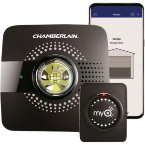 Chamberlain MyQ Smart Garage Hub – Wi-Fi enabled Garage Hub with Smartphone Control, Model MYQ-G0301, Old Version, Black(Smart Garage Control (old))