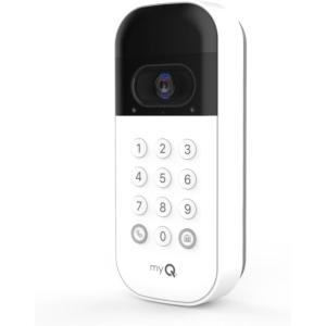myQ Smart Garage Door Video Keypad with Wide-Angle Camera,Customizable PIN Codes,and Smartphone Control–Take Charge of Your Garage Access Works with Chamberlain, LiftMaster and Craftsman openers,White(Video Keypad)